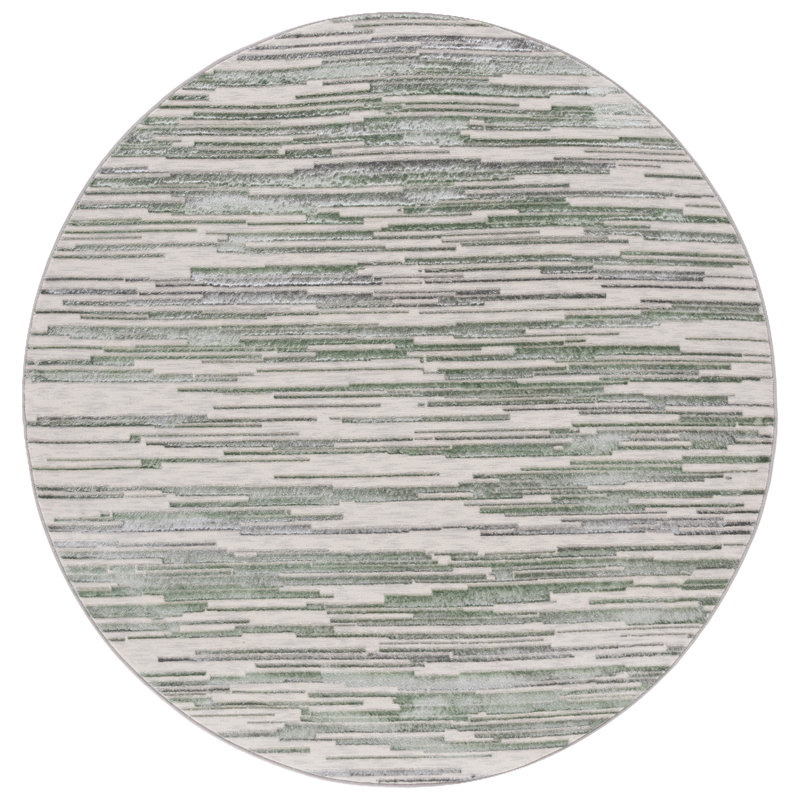 Boase Performance Abstract Rug, Square 6'7"