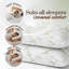 Oreiller en mousse viscoélastique, housse en bambou rafraîchissant, fermeté réglable (ensemble de 2)-872209709