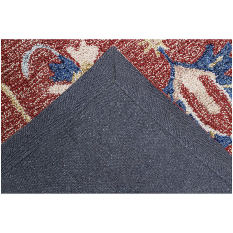 Tapis oriental en laine Bungalow Rose, Rectangle de 5 pi x 8 pi