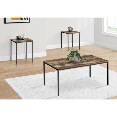 Degroat 3 - Piece Living Room Table Set by 17 Stories