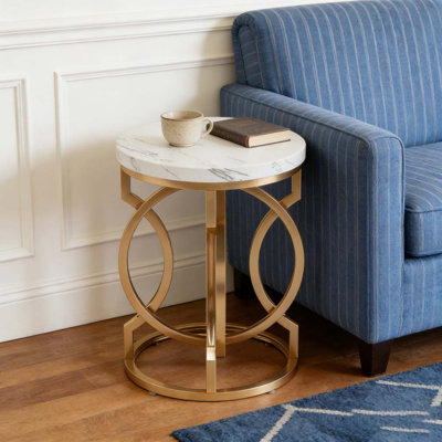 Round Bedside Table,End Table