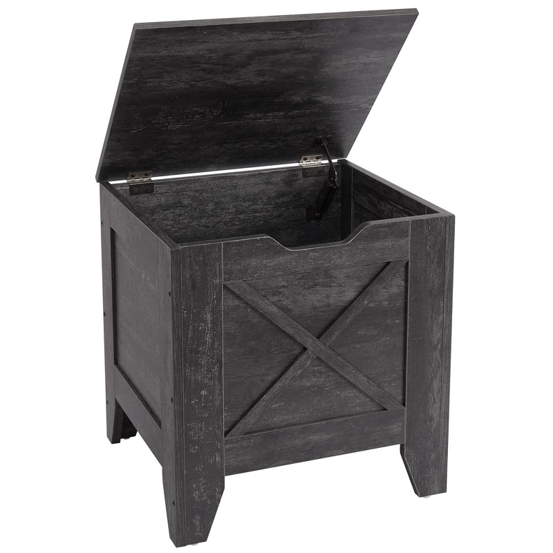 Banc de rangement Motti, Gris anthracite