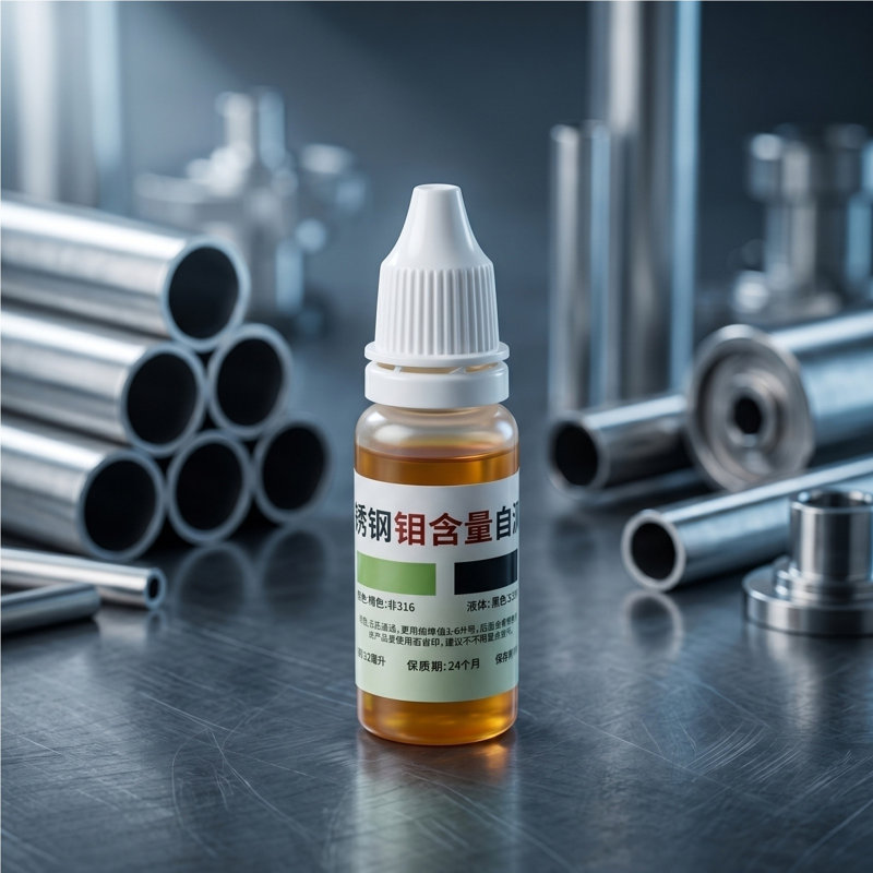 Solution de test en acier inoxydable 316 Boîte de liquide de détection en acier inoxydable pour identifier Authenticity