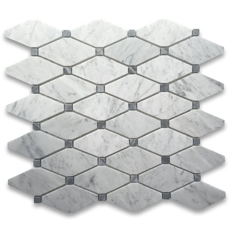 12" x 12" Marble Random Mosaic Wall & Floor Tile