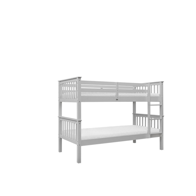 Popel Kids UK Single - DE 90 X 190 Cm Bunk Bed, Grey