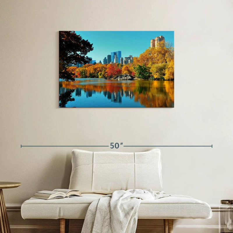 Rorry Central Park In Fall, 24" H x 36" W