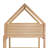 Twin Over Twin Solid Wood House Floor Bunk Bed With Ladder-1212252088