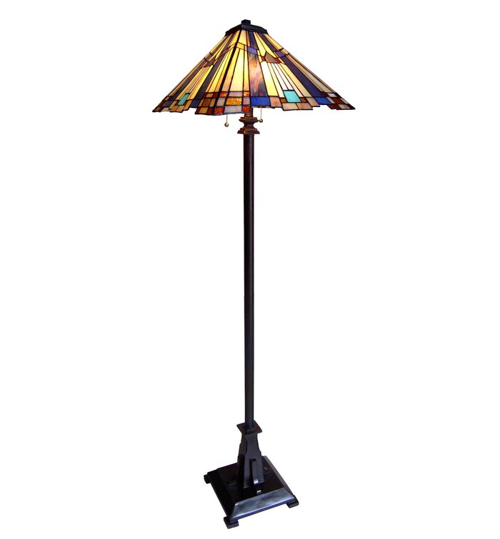 Charlotte 63'' Antique Bronze Traditional Floor Lamp