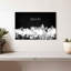 Impression sur toile Dallas Skyline BW-1054033222