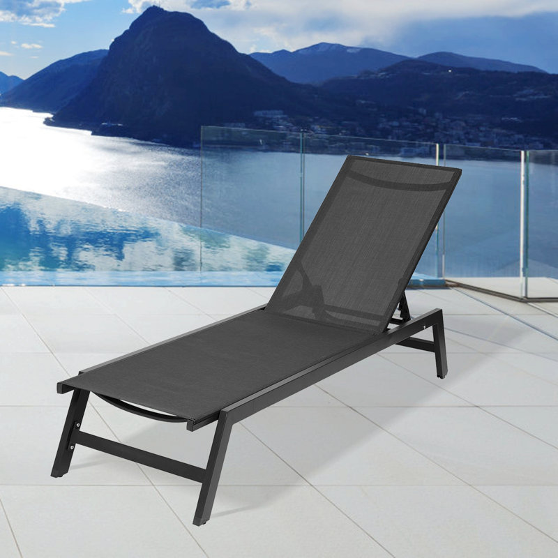 Chaise longue rembourrée Crasia