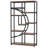 Geometric Design Display Shelf,Spacious Bookcase,Freestanding Bookshelf-2080326907