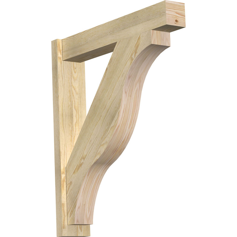 Jeu de blocs Funston, Sapin Douglas de 6 po (sciage brut), P 32 po x H 36 po