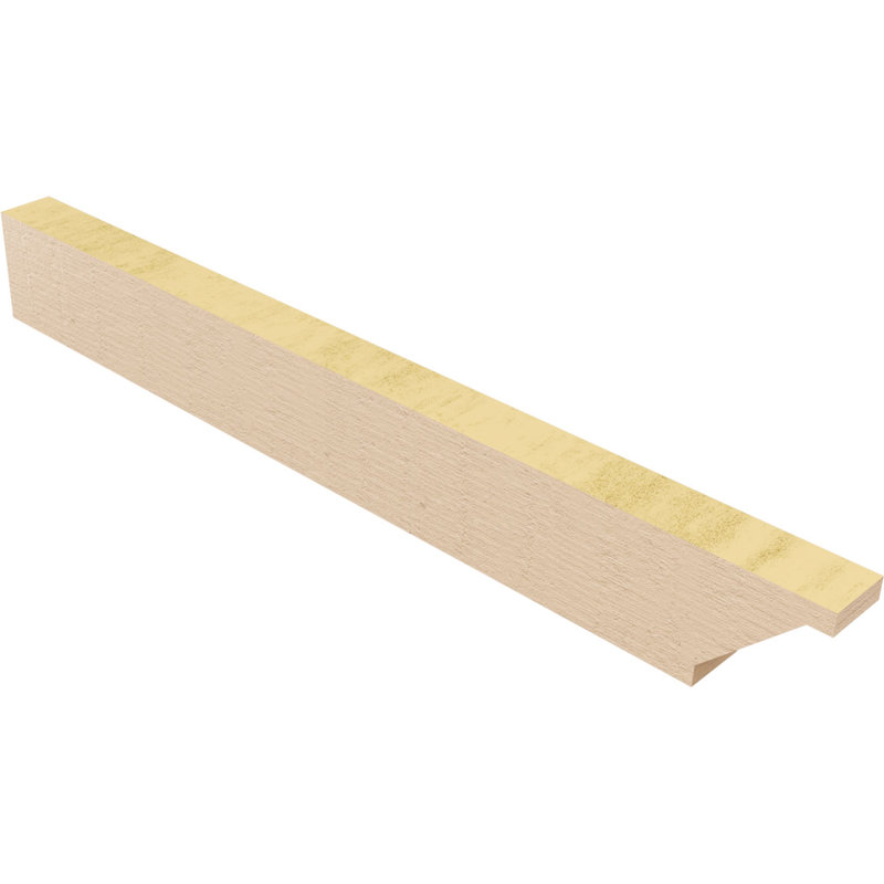 Burlington Woodgrain TimberThane Ra partier queue, brun clair apprêté, H 4 po x l 32 po x P 2 po