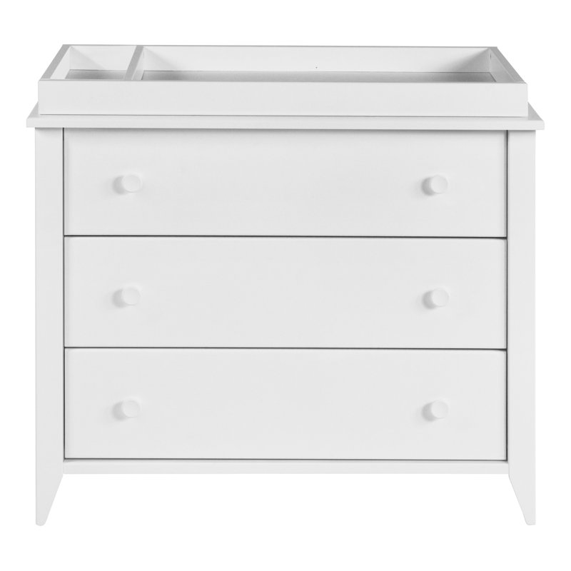 Sprout 3 Drawer Changer Dresser, White
