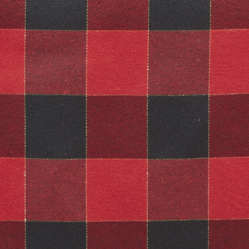 Shimmer Stitch Plaid Table Runner