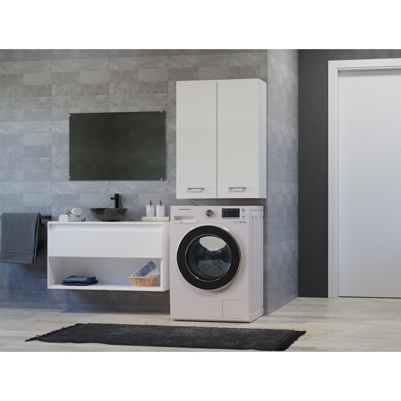 Hilko Bathroom Cabinet, White