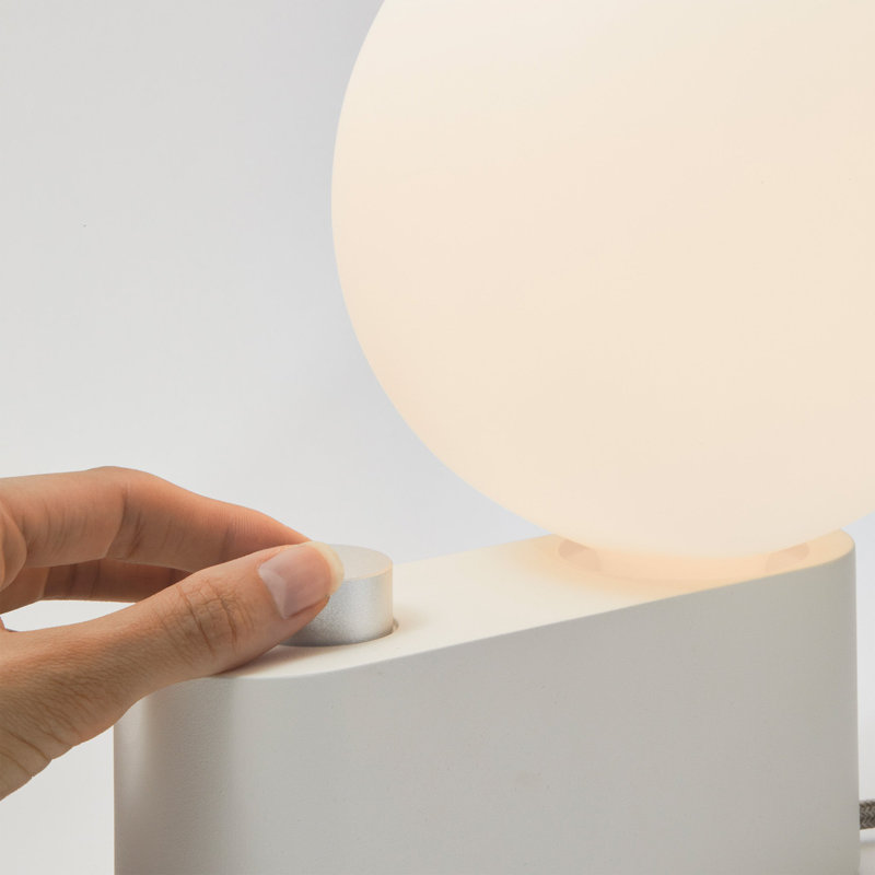 Alumina Multi-Use Lamp In Sage, White