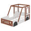Lit plateforme simple en bois en forme de voiture pour enfants Aimani