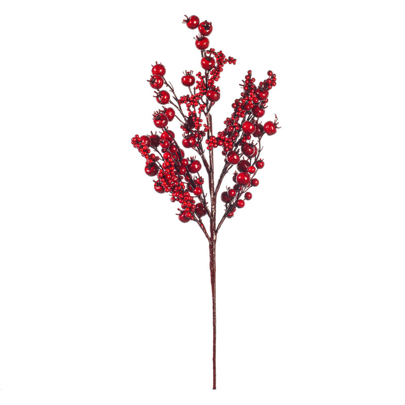 Vaporisateur de baies mélangées rouges de luxe de 24 po Primrue. Chaque sac contient trois vaporisateurs.