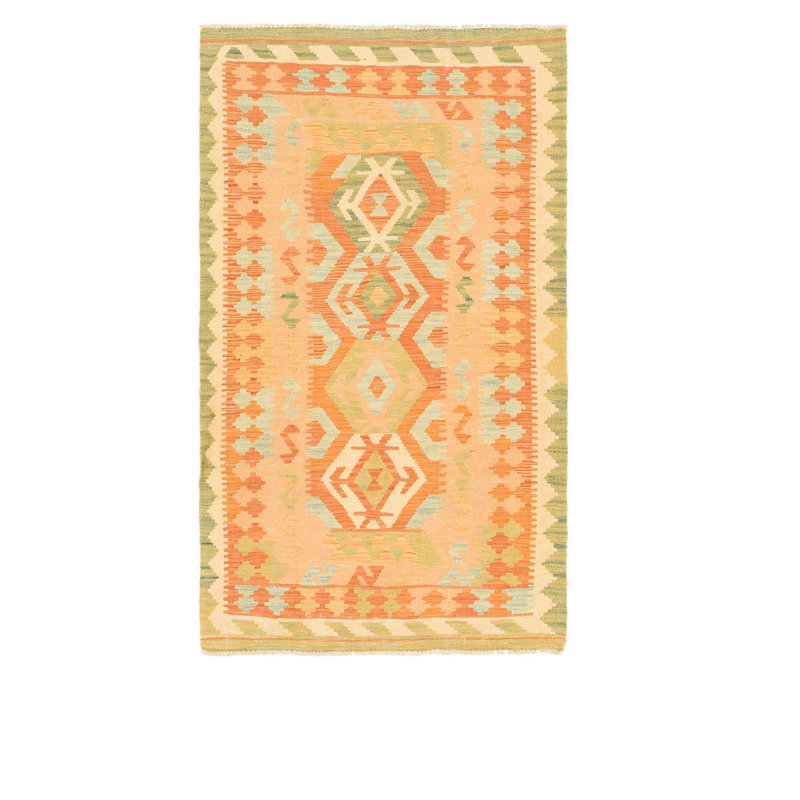 Tapis intérieur de la laine 3 pi x 5 pi "one-of-kind" à la main noué la new age Elland