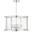 Libby Langdon For Crystorama Devon 6 Light Polished Nickel Lantern-1362474702
