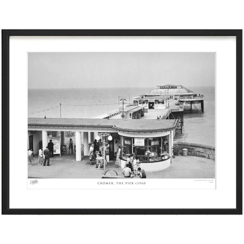 Cromer, The Pier C1960 by Francis Frith - Single Picture Frame Print, 40cm H x 50cm W x 2.3cm D