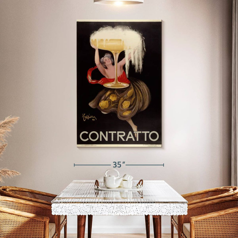 Contratto, 51" H x 34" W