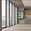 «Epic Graffiti», collection Oolong B par Chariklia Zarris, art mural sur toile, 40 po x 60 po