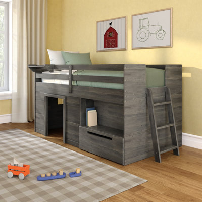 Purdy Hill Twin Loft Bed with Drawers