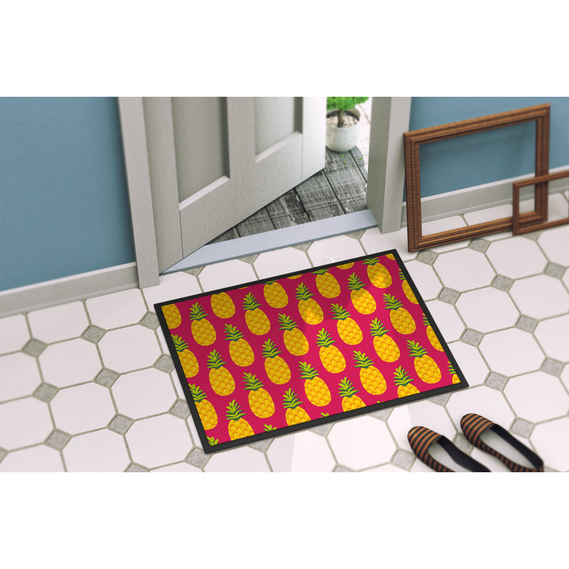 Indoor / Outdoor Rug, Pink, Rectangle 18" x 27"