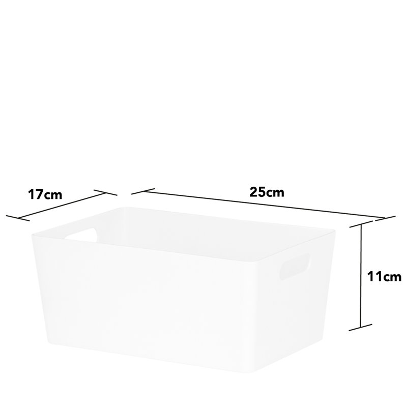 Wham Studio Basket Rectangular, White