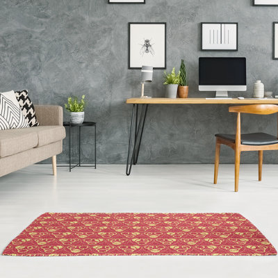 Chenille Geometric Indoor Rug
