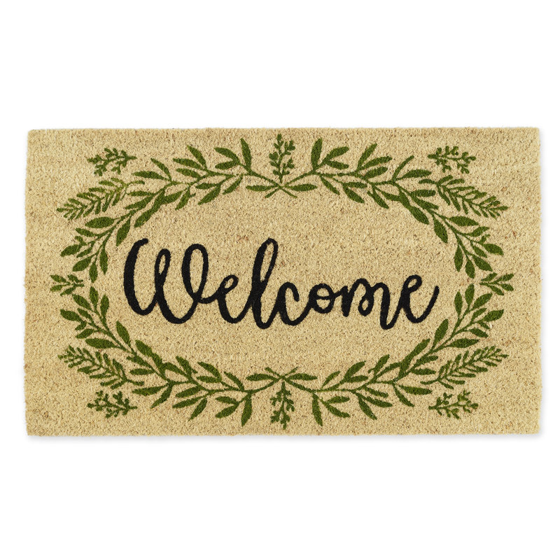 Kittleson Non-Slip Floral Indoor / Outdoor Doormat