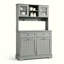 Armoire de cuisine avec tablettes réglables, pour la cuisine et le salon-2048998988
