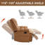 Fauteuil inclinable manuel Ã  bascule et pivotant pour le salon-1182770963