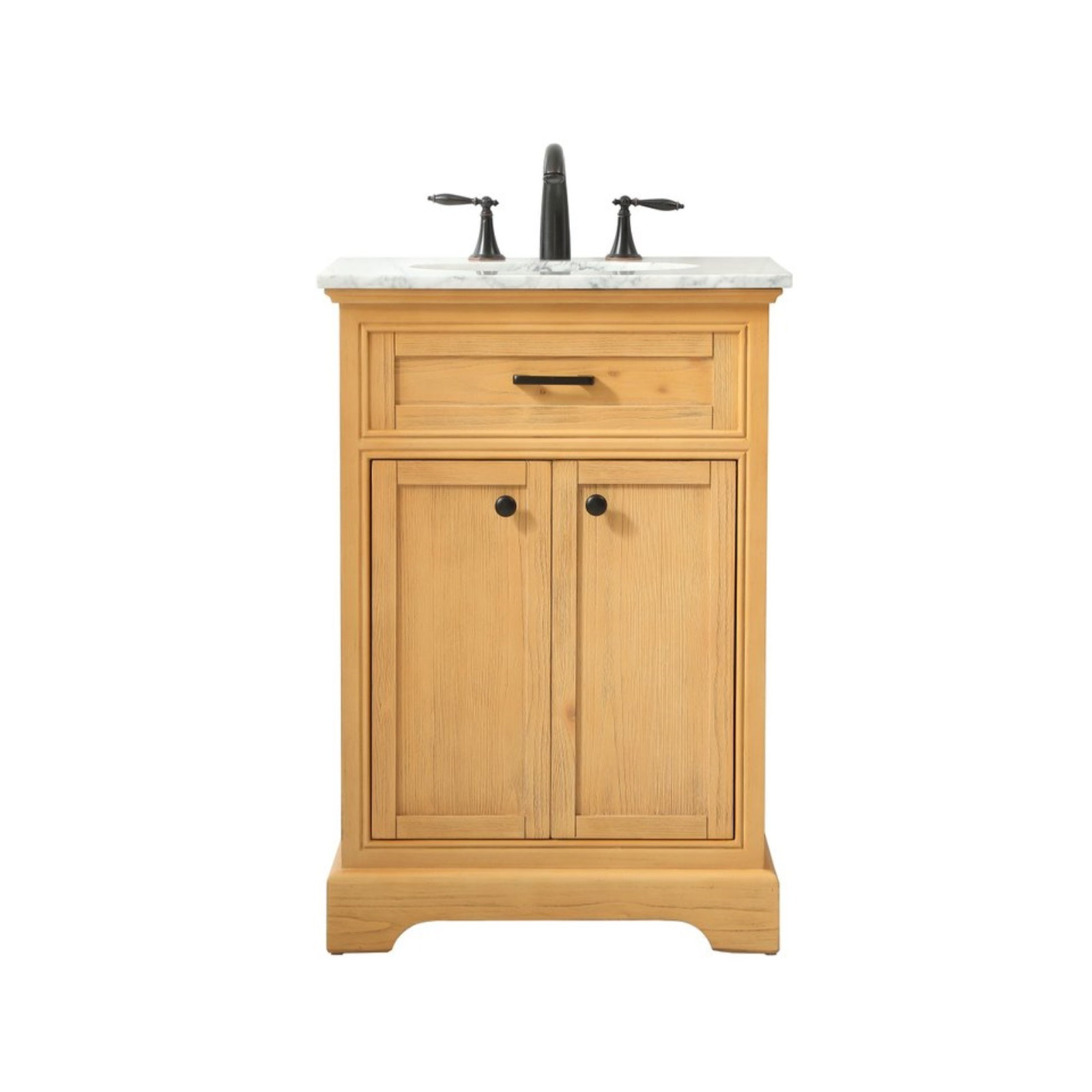 Hermes 24'' Single Bathroom Vanity, Natural