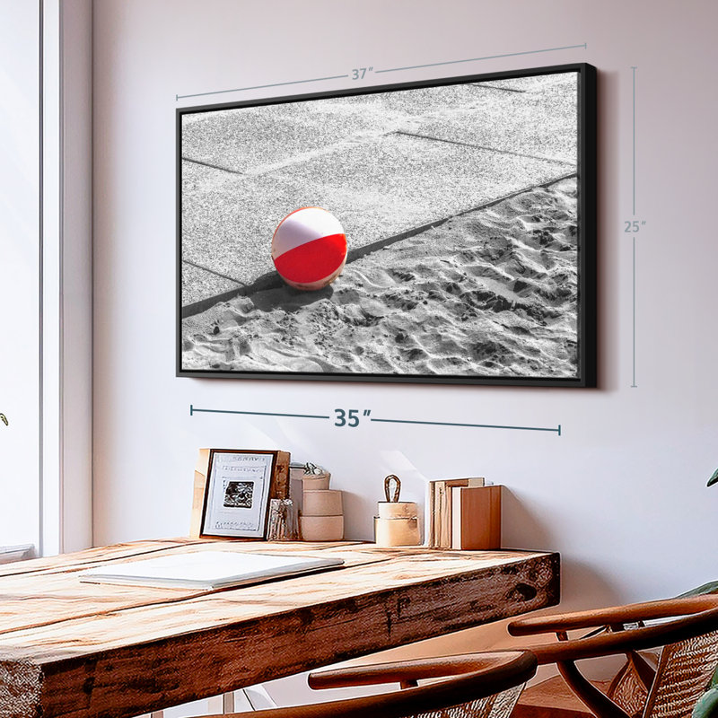 «Summer Beach Ball Pop Art», H 25 po x l 37 po