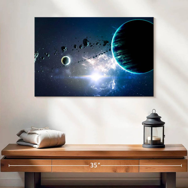 Oberle Planets And Nebula, 20" H x 30" W