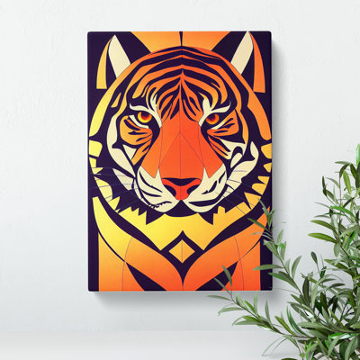 XC1022-4669X Tiger Art No.1 Abstract - Wrapped Canvas Print