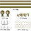 Aspire Homeware Adjustable Plain Metal Ball Curtain Rod With Hardware Accessories-1956029896-1956029878
