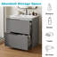 Meuble-lavabo gris 30 po avec lavabo en céramique-130044126