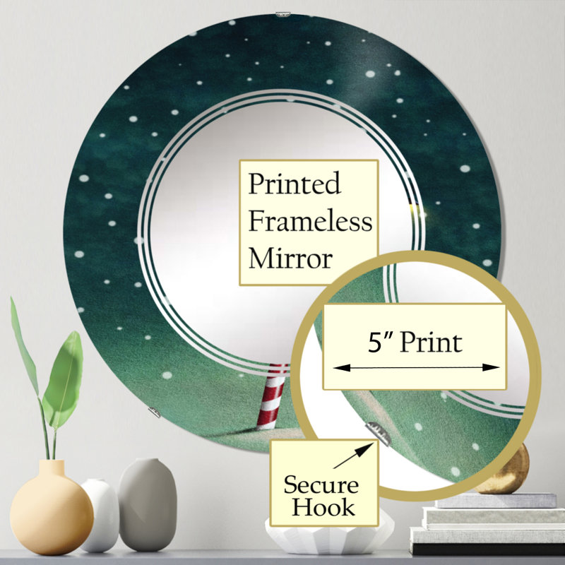 Miroir de salle de bain mural Corvin, 24 po x 24 po