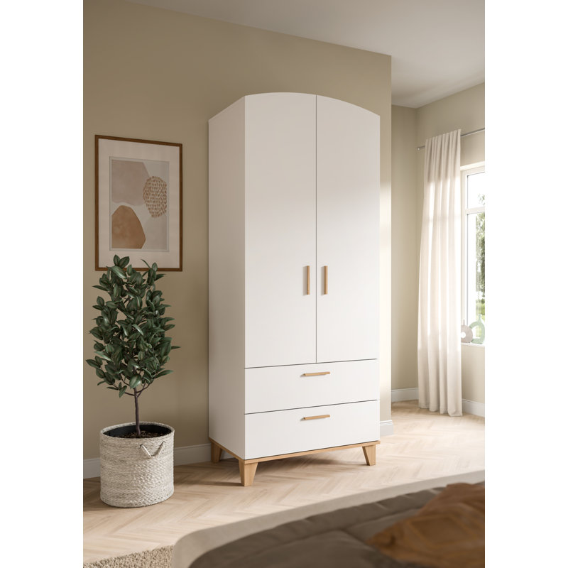 Rosilynn Particle Board / Chipboard Wardrobe