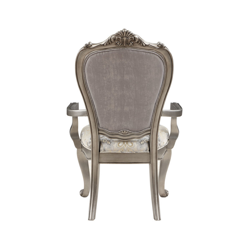 Chaises beiges (2) - Platine antique, élégant, salle à manger de luxe