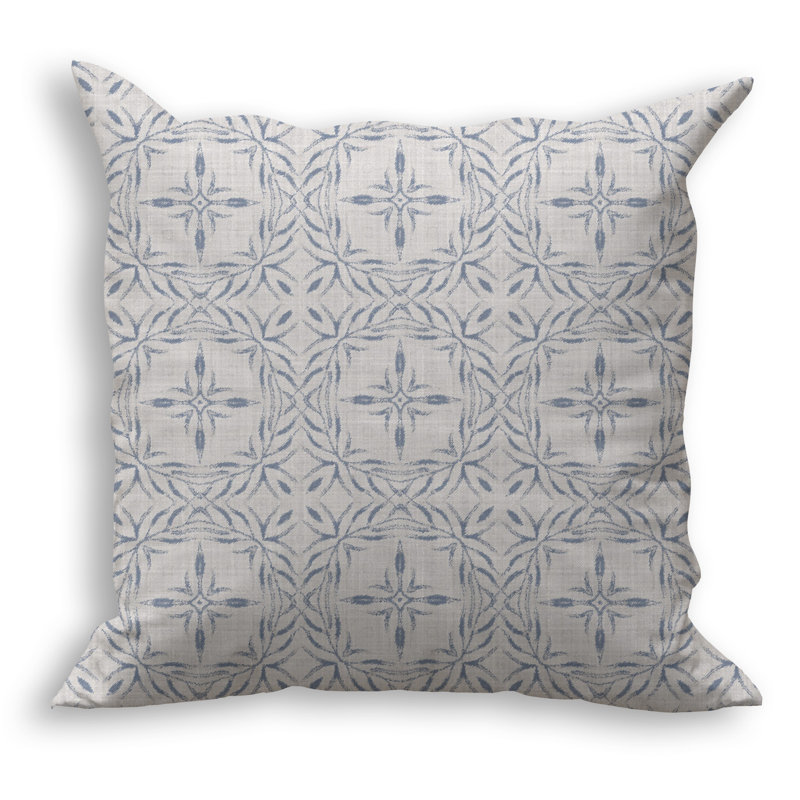 Listian Floral Outdoor Reversible Throw Pillow, 16" x 16"
