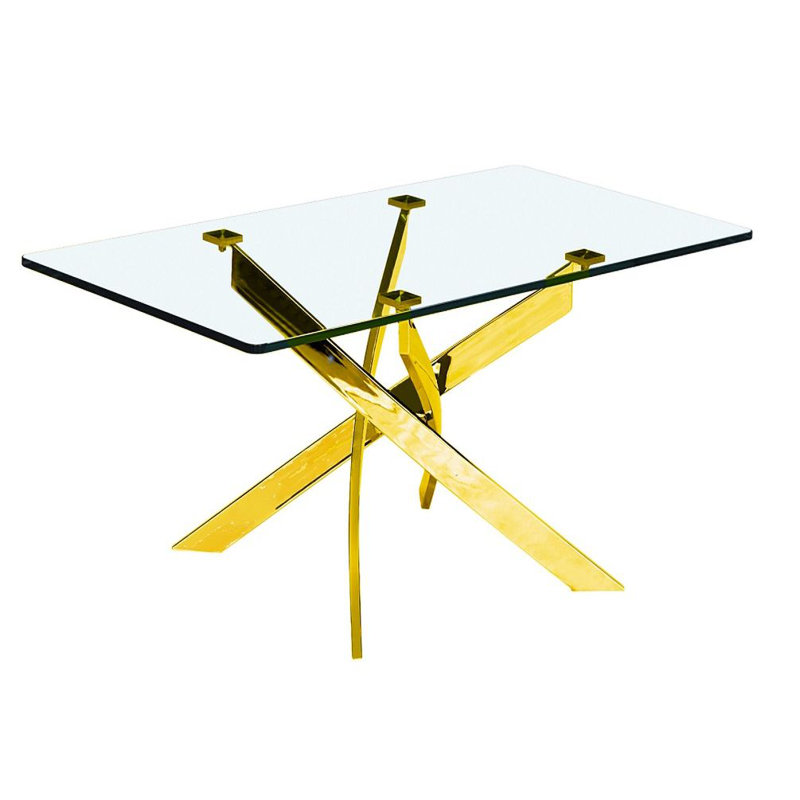 Table basse à piédestal, Or