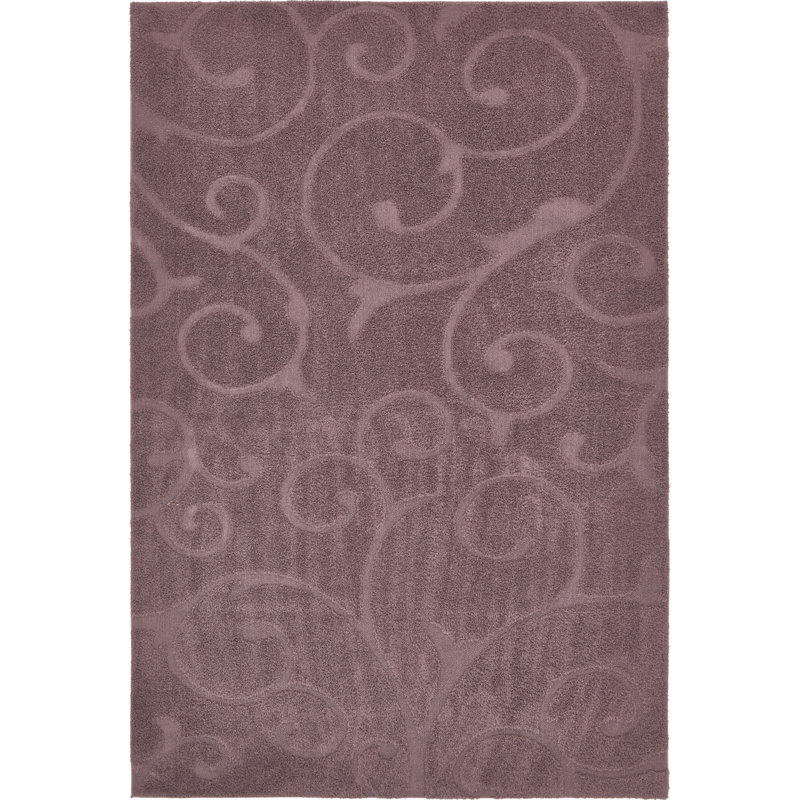 Tapis rouge sang Baynes, Rectangle 9 pi x 12 pi, Purple