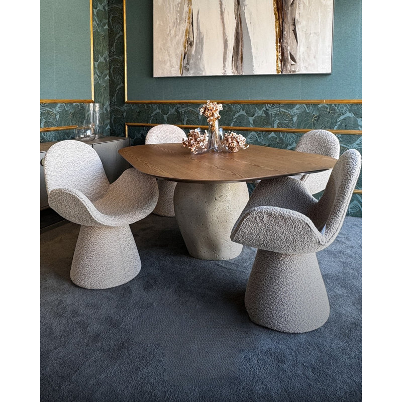 Petra 59.5" Organic Dining Table