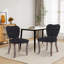 Chaise d'appoint capitonnée (ensemble de 2)-737529453