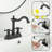 Centerset 4Inch Bathroom Sink Faucet With Drain Assemly-106847027